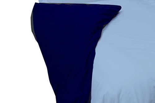 商品nuit de france 331082duvet cover 57yarns cotton sky/navy